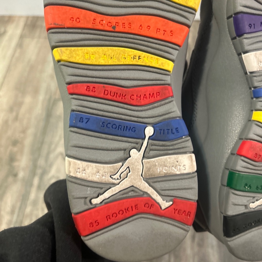 Size 12 - Nike Air Jordan 10 Retro 2018 Cool Grey Sz 12 Plus Receipt - Picture 12 of 16